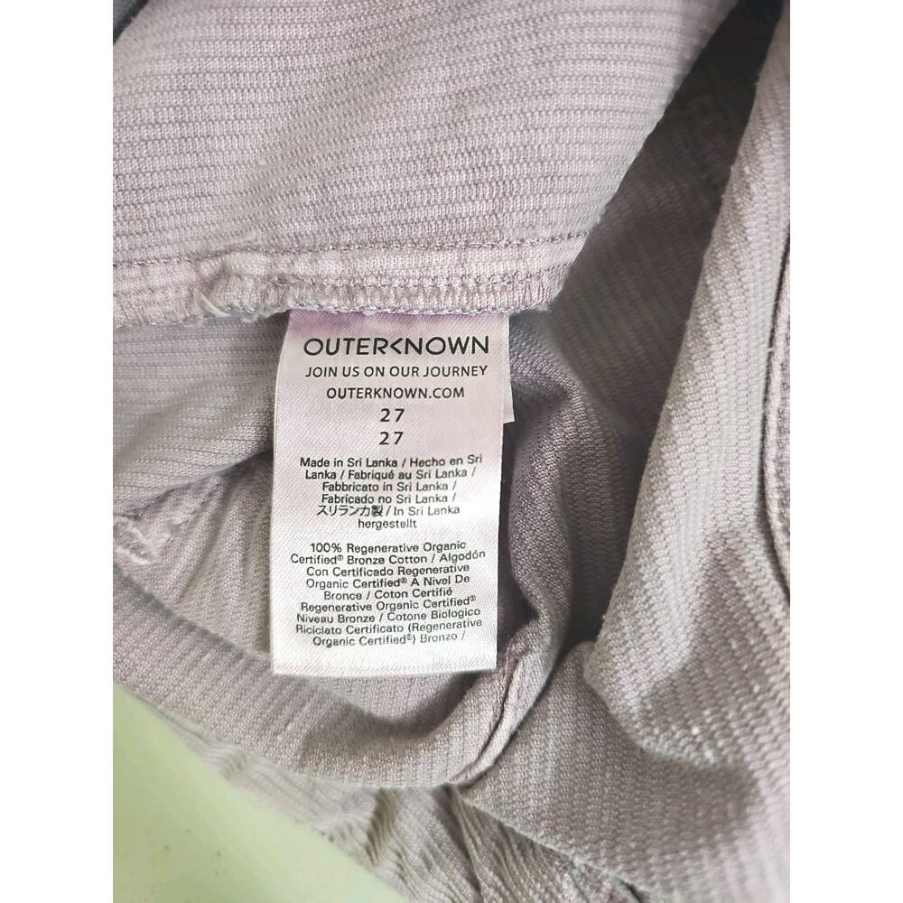 Outerknown ~Woman 27~Seventyseven Cord Shorts Bronze Light Purple Utility Cotton - Picture 12 of 13